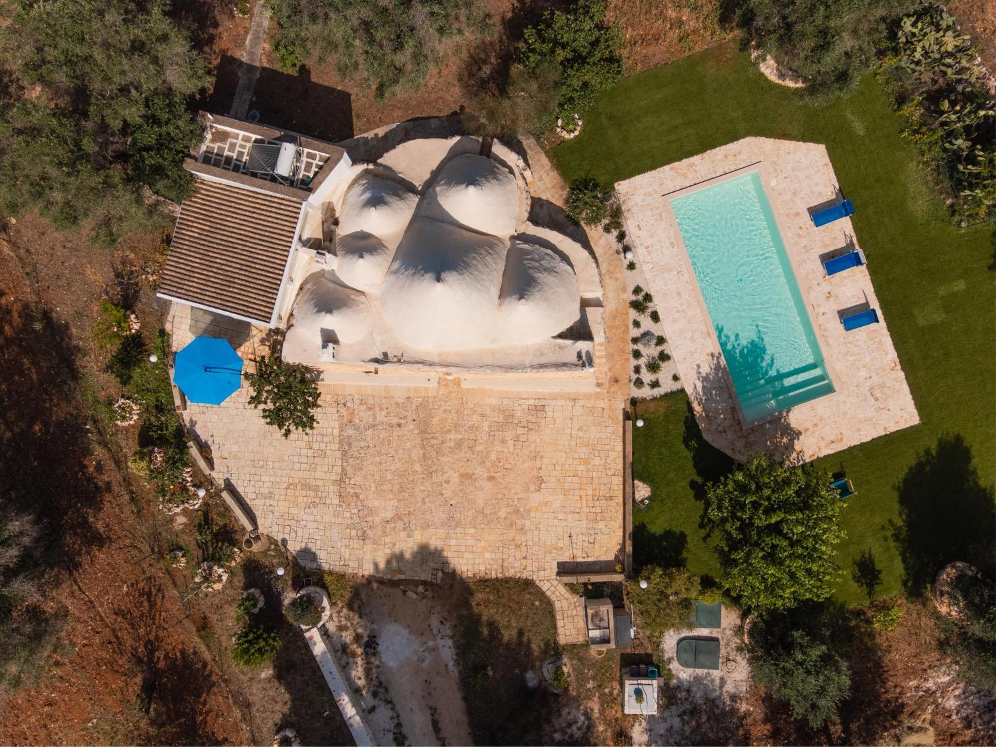 Trullo Tarantini Con Piscina Privata Apartman Latiano Kültér fotó
